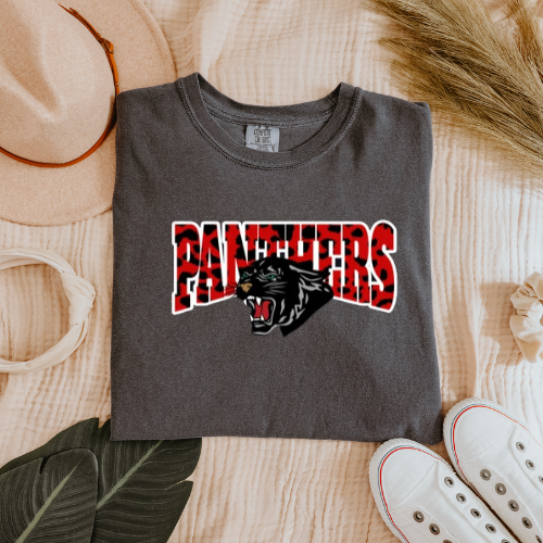 DC Panthers Plaid Print Gildan T-shirt