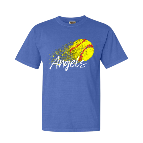 Angels Softball Comfort Colors Tee
