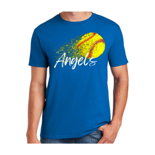 Angels Softball Gildan Unisex T-shirt Soft Style