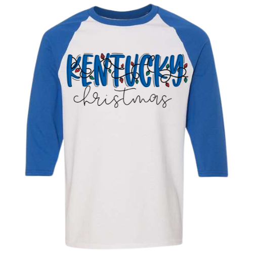 GILDAN 3/4 SLEEVE KENTUCKY XMAS