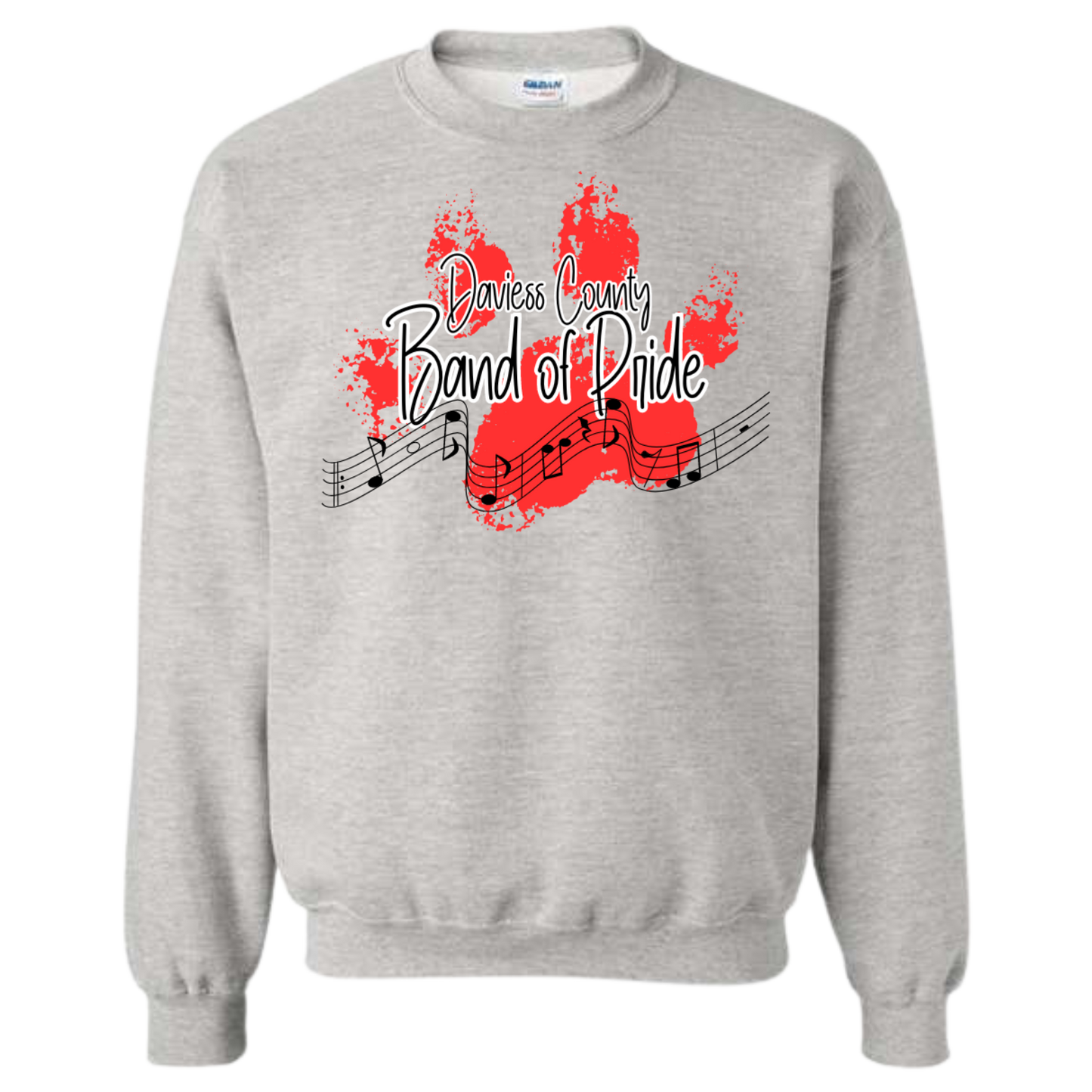 DC BAND OF PRIDE GILDAN CREWNECK
