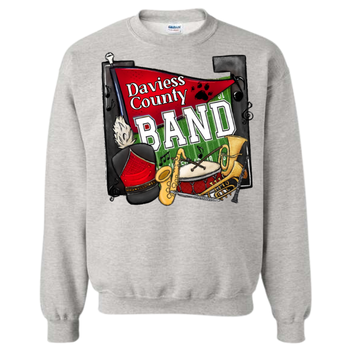 DC BAND GILDAN CREWNECK