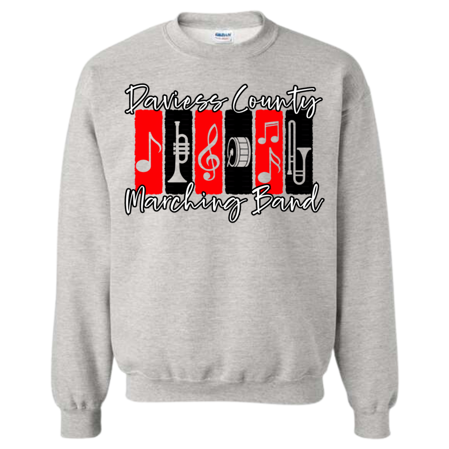 DC MARCHING BAND GILDAN CREWNECK
