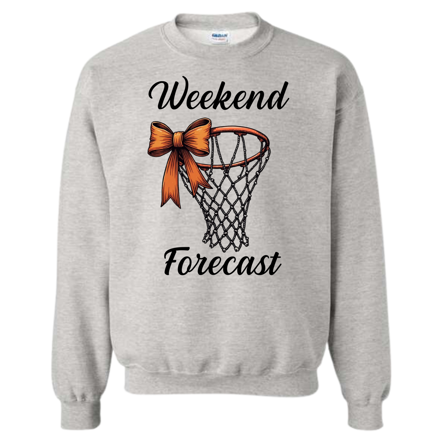 BASKETBALL WEEKEND FORECAST CREWNECK