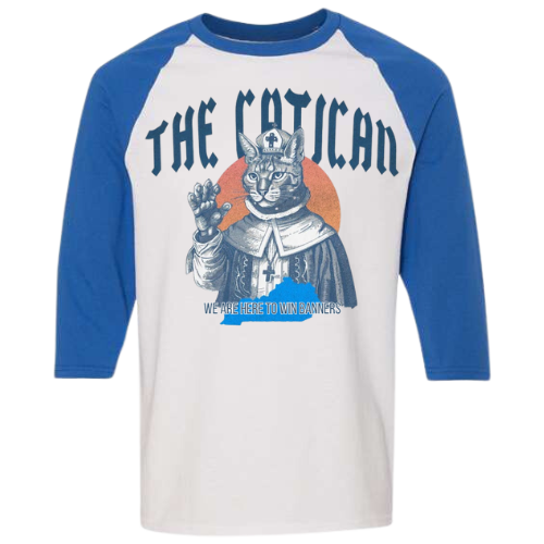 GILDAN 3/4 SLEEVE THE CATICAN T-SHIRT