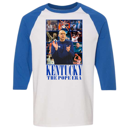 GILDAN 3/4 SLEEVE KENTUCKY THE POPE ERA TSHIRT