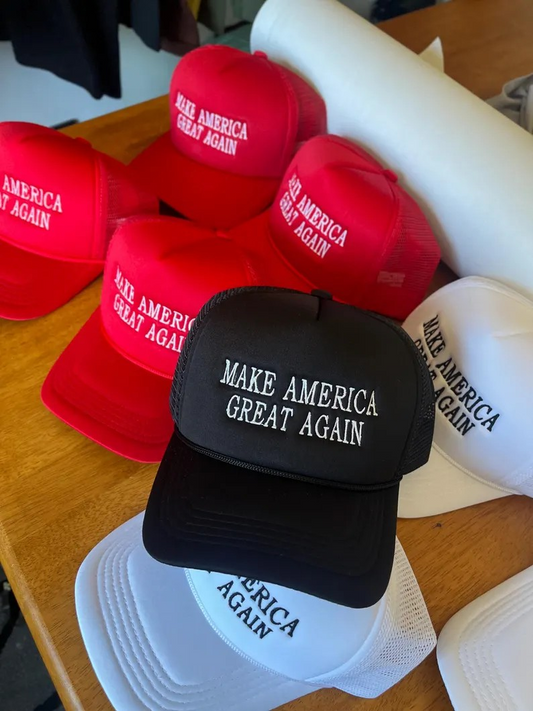 FOAM TRUCKER MAGA HAT