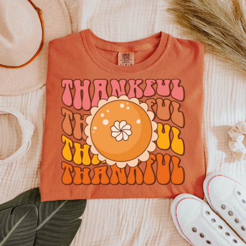 COMFORT COLORS PIE THANKFUL TEE