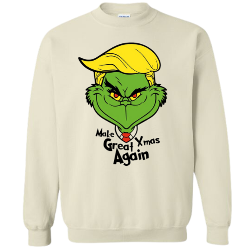 TRUMP GRINCH GILDAN CREWNECK