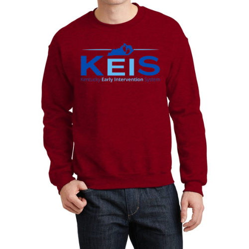 GILDAN CREWNECK ANTIQUE CHERRY RED
