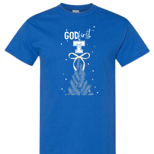 GOD FIRST TRINITY CHRISTMAS T-SHIRT