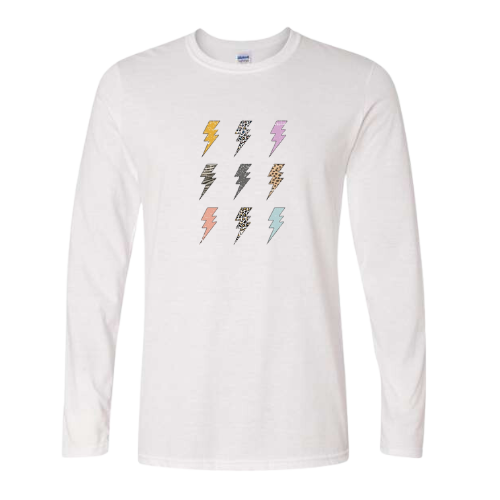 GILDAN KENERGY LIGHTNING BOLT LONG SLEEVE TSHIRT
