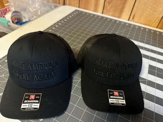 MAGA BLACK OUT RICHARDSON HAT