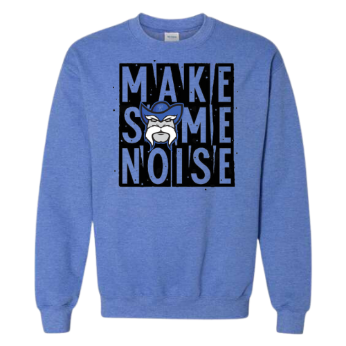 MAKE SOME NOISE GILDAN CREWNECK