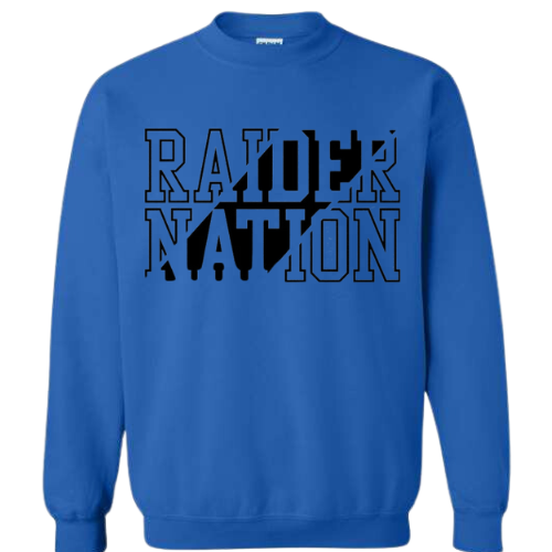 RAIDER NATION GILDAN CREWNECK