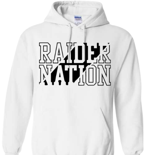 RAIDER NATION GILDAN HOODED SWEATSHIRT