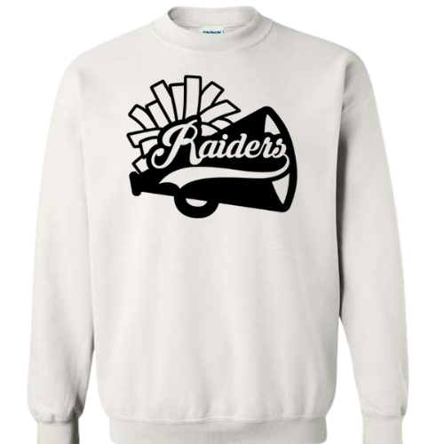 RAIDERS CHEER GILDAN CREWNECK