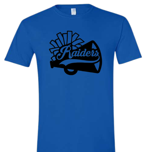 RAIDERS CHEER GILDAN SOFT STYLE TSHIRT