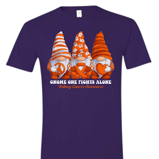 GILDAN SHORT SLEEVE (SOFT STYLE) GNOME ONE FIGHTS ALONE T-SHIRT